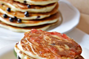 Pancakes cu afine