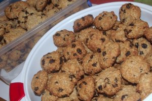 Biscuiti fragezi, cu fulgi de ovaz