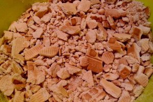 Salam de biscuiţi, reţetă cu ciocolata