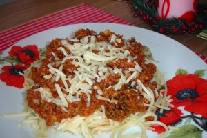 Paste bolognese gratinate
