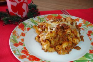 Paste bolognese gratinate
