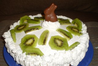 Tort cu mascarpone si kiwi