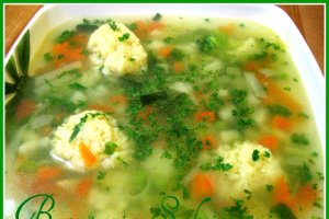 Supa de legume cu galuscute