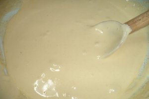 Desert prajitura fina cu nuca de cocos si crema de vanilie
