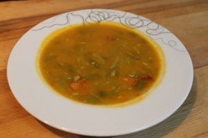Supa crema de legume cu fasole verde