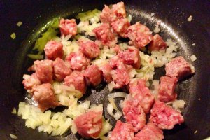 Mazare cu carnati italienesti