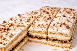 Desert prajitura in foi