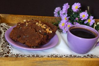 Chec de post cu aroma de zahar ars