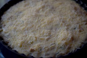 Quiche cu pui si legume