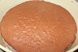 Tort cu ganache de ciocolata, mascarpone si mandarine