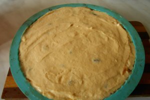 Prajitura cu prune,rasturnata