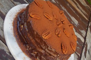 Tort cu ciocolata si crema de branza (2)