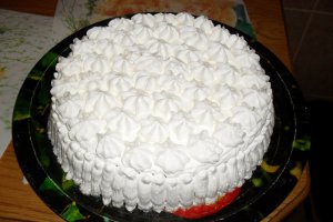 Tort cu mere si crema de zahar ars