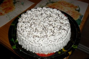 Tort cu mere si crema de zahar ars