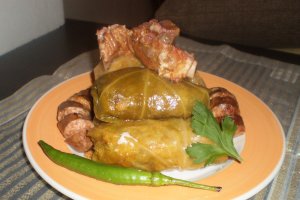 Sarmale cu bacon afumat