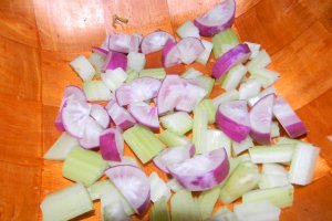 Salata de telina  cu ardei si ridichi