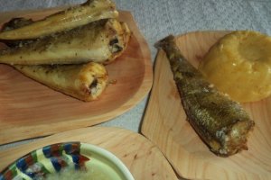 Merluciu pe pat de sare