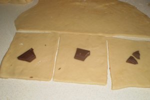 Trigoane cu ciocolata