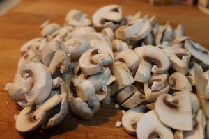 Chifle umplute cu ciuperci