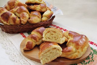 Cornuri cu unt si aroma de vanilie