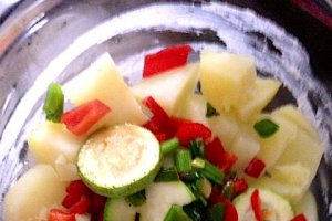 Budinca cu sunca si legume