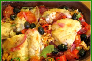 Poulet à la provencale / Pui provencale