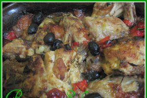 Poulet à la provencale / Pui provencale