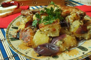 Cartofi gratinati