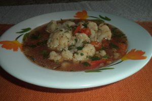 Ciorba de conopida cu  hrisca si bors