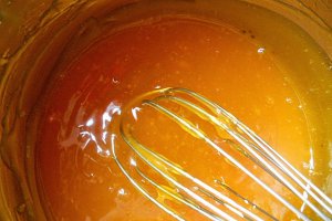 Tort cu mascarpone şi fructul pasiunii