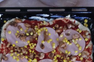 Pizza cu pui