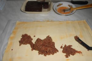 Melcisori cu nuca si marmelada