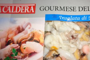 Fructe de mare cu noodles de orez