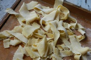Pappardelle cu ficatei de pui