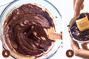 Fondant cu Nutella și ciocolată albă