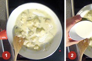 File de vita cu sos de gorgonzola