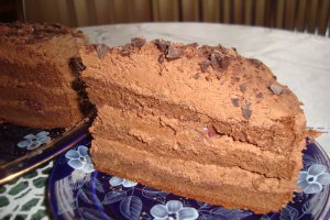Tort cu mousse de ciocolata
