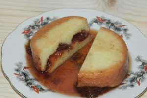 Mamaliga cu magiun de prune