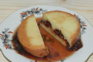 Mamaliga cu magiun de prune