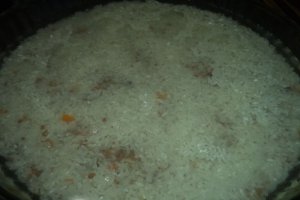 Garnitura de orez la cuptor cu afumatura in sos de soia