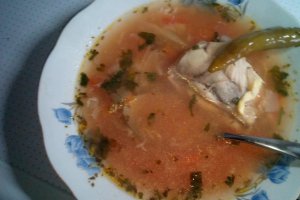 Ciorba de pui cu zeama de varza