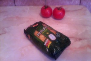 Supa de bulion cu paste  d'oro din porumb ( de post)