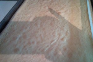Tort  Strumpfesc cu branza si caramel
