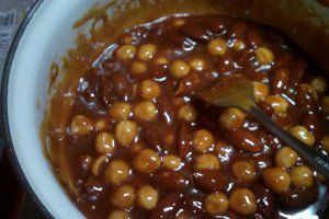 Tort  Strumpfesc cu branza si caramel