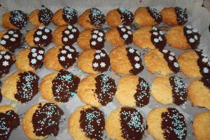 Fursecuri cu nuca de cocos si ciocolata