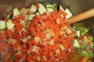 Ciorba de zucchini si cus-cus