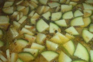 Ciorba de zucchini si cus-cus
