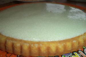Tarta cu fructe si crema de lapte cu tapioca
