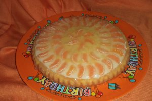Tarta cu fructe si crema de lapte cu tapioca