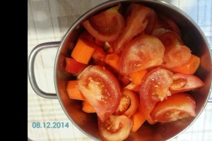 Supa crema de legume cu crutoane